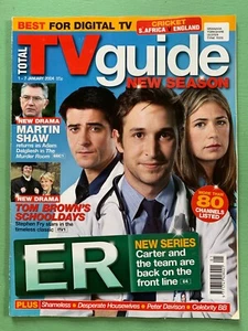 TOTAL TV GUIDE 01-Jan-2005 Goran Visnjic Noah Wyle Samantha Bond Peter Davison - Picture 1 of 2