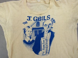 Vintage 1970's T-Shirt - J Geils Band - Large - Very Good Condition - Boston R&R - Picture 1 of 6