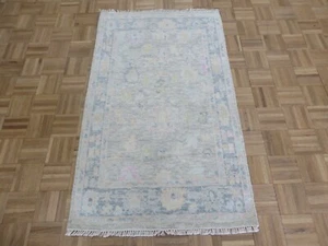 3 x 5'1 Hand Knotted Gray Modern Oushak Oriental Rug G15056 - Picture 1 of 11