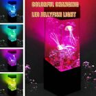 Table Lamp LED Jellyfish Tank Mood Lava Light Bedside Aquarium Night Light
