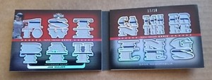 2010 Topps Triple Threads Joe Mauer Booklet #17/18 Minnesota Twins Future HOF