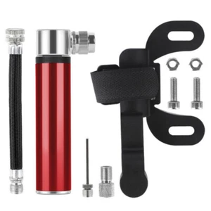Small Portable Bike Tire Pump Presta Schrader Compatible Mini Bike Pump - Picture 1 of 15