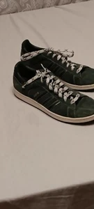 Adidas Campus Sneakers Mens 13.5 Very Good Condition, Dark Green Shoes - Picture 1 of 15