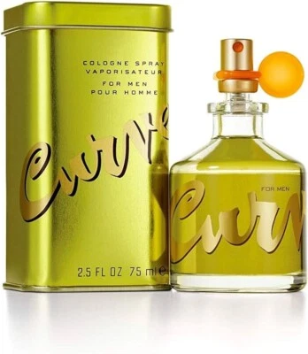 NUEVO en Caja SELLADO Auténtico Para Hombre "Curve" Pour Homme Liz Claiborne 2.5 OZ EDT Foto 1 de 4