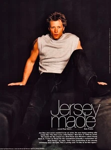 1997 JON BON JOVI Jersey Made Vintage Magazine Article 5 Pages with 4 photos - Picture 1 of 3