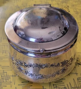 Victorian Quadruple Silver Plate 0123 Biggins-Rodgers Trinket bx. As is/see pics - Picture 1 of 19