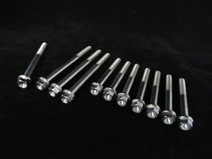 Yamaha YZ250 2019 DOCWOB Titanium centre engine crankcase bolts TI2027 - Picture 1 of 1