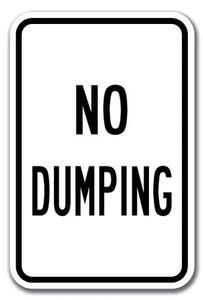 Letreros de aluminio calibre pesado de 12" x 18" sin vertido 1 - Imagen 1 de 4