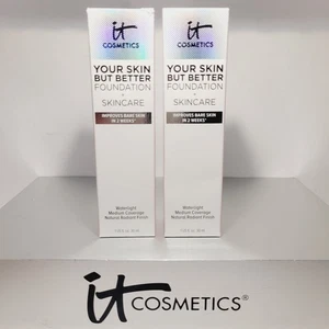2x it Cosmetics Your Skin But Better Foundation + Skincare (Medium Warm 32) - Picture 1 of 7