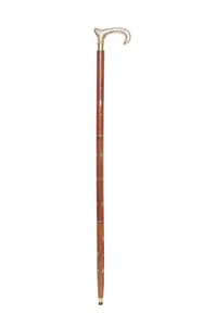 Antique 3 Folding Walking Stick 36 inches with Vintage Brass Handle Beautiful - Picture 1 of 4