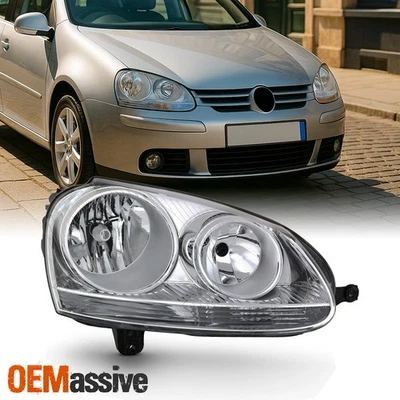 Fit 2006 2007 2008 2009 Volkswagen Jetta GTi Passenger Side Halogen Headlight - Изображение 1 из 4