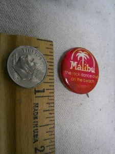 1981 MALIBU Club Bar LIDO BEACH ny long island PIN button - Bild 1 von 2