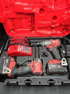Milwaukee 3697-22 M18 FUEL 18V 2-Tool Combo Kit (Used) - Picture 1 of 10