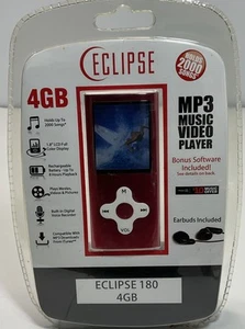 Eclipse 180 Portable Media Player - 4GB - Red - 1.8” LCD Full Color Display - Picture 1 of 2