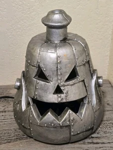 Steampunk Halloween Kürbis Kunststoff Jack-O-Laterne elektrisches Licht - Bild 1 von 11