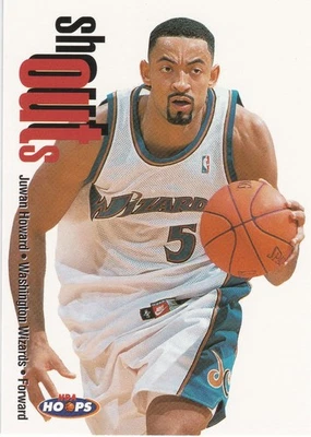 1998-99 NBA Hoops JUWAN HOWARD shOUT's insert card #30 of 30SO Wizards - Image 1 of 2