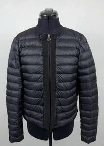 Moncler Bonite Bow Front Longue Saison Down Jacket Size 1 S 18.5”ptp Coat - Picture 1 of 10