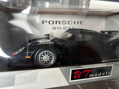 UT / AUTOart NOS 1998 Porsche 911 996 GT1 STREET BLACK  1:18 - RARE - image 1 of 4