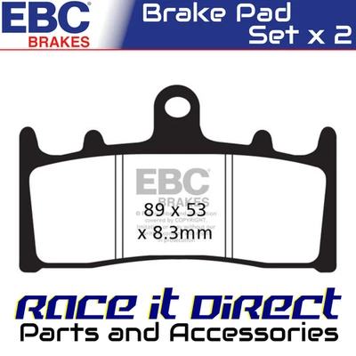 Pastillas de freno delanteras para KAWASAKI ZRX 1100 1997-2000 HH EBC Foto 1 de 4