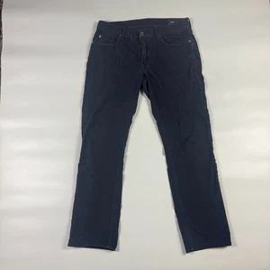 Bonobos Corduroy Pants Mens 32x32 Navy Stretch 5-Pockets Mid-Rise Straight Leg - Picture 1 of 10