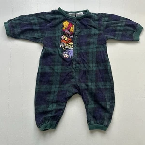 Vintage Disney Store Winnie The Pooh And Friends 1 pc Romper Jumper Baby 12 M - Picture 1 of 9