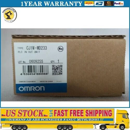 1PC Omron CJ1W-MD233 PLC Module New In Box Free Shipping CJ1WMD233 - Image 1 of 1