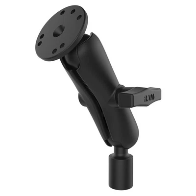 RAM-101-218-1U  RAM Universal Double Ball Mount with Round Pl... - Image 1 of 2