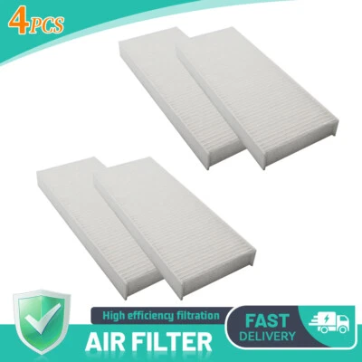 4x filtros de aire de cabina para Nissan Frontier Pathfinder Xterra 2005 2006 2007-2012 Foto 1 de 4
