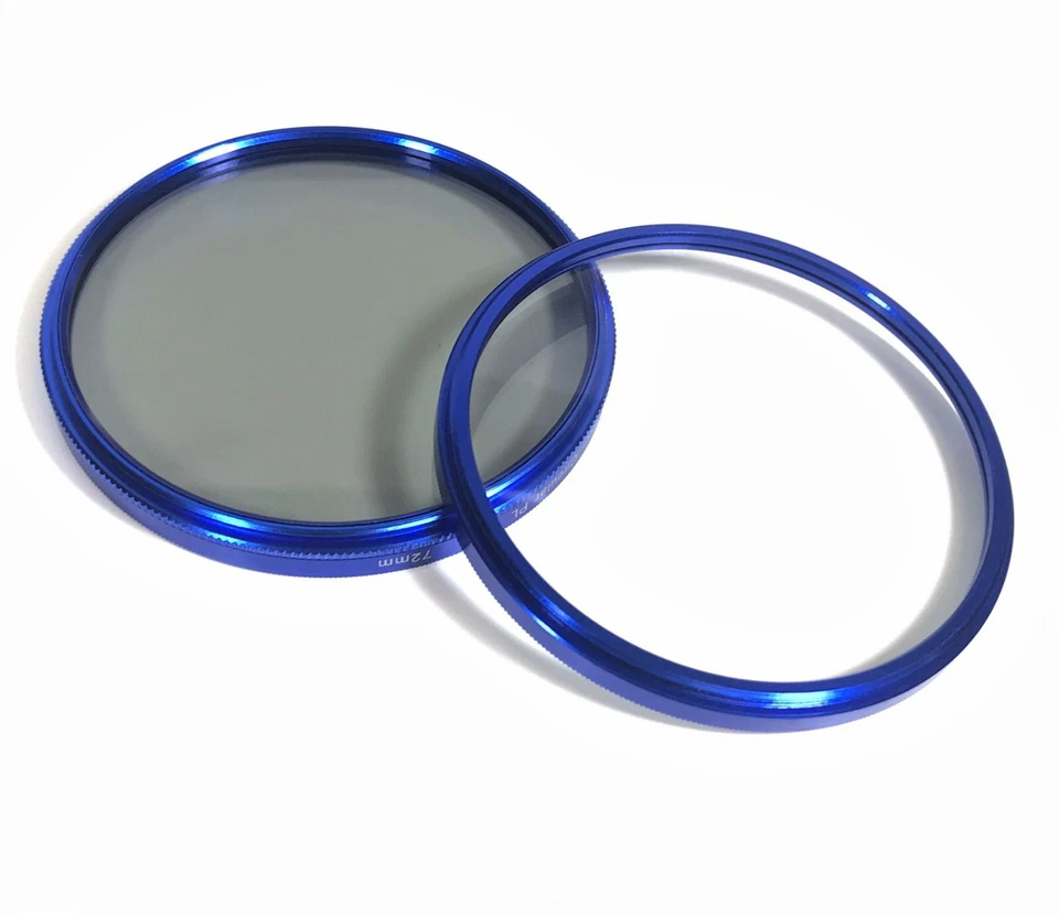 Polaroid Optics 72mm Multi-Coated Dual Filter Kit BLUE (MC UV, CPL) - Image 1 of 4