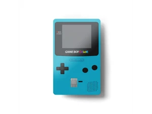 Peau de carte de crédit couleur sarcelle Gameboy - Photo 1 sur 10