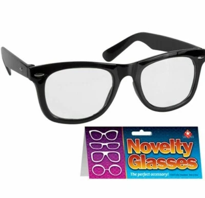 REPORTERO MARCO OJO NEGRO GAFAS Clark Kent Superman Nerd Disfraz Divertido Broma Mordaza Foto 1 de 4