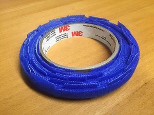 3M 100-6ST-BLUE Hook & Loop Fastener, Tie Wraps (1 roll) - Picture 1 of 2