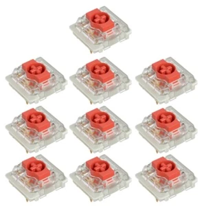 GATERON Low Profile Switch Red Blue Brown KS-33 RGB Switch 3Pin Ultra-Slim 10PCS - Picture 1 of 11