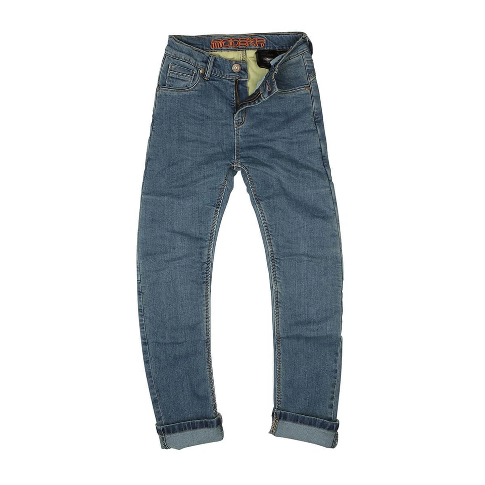 Modeka Alexius Kids Motorradjeans stone wash blue, Gr. 128 - Bild 1 von 1