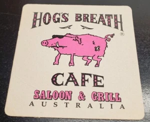 Hog's Breath Cafe Saloon & Grill Australia drink coaster - Picture 1 of 3