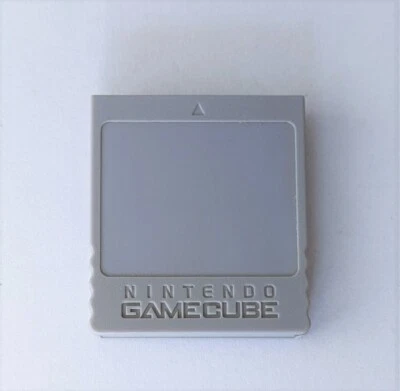 Gray Official Nintendo Gamecube Memory Card - Genuine DOL-008 59 Blocks - Image 1 of 2