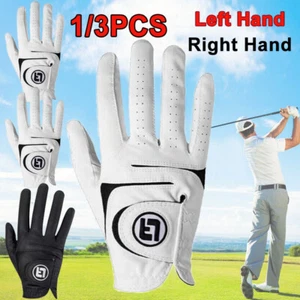 1/3PCS Golfer White Mens FootJoy WeatherSof Golf Gloves Left Hand & Right Handed - Picture 1 of 21