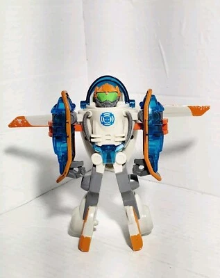 Figura de acción Transformers Playskool Heroes Rescue Bots Blades Copter Bot azul Foto 1 de 4