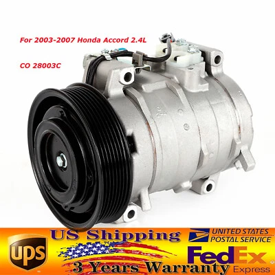 For Honda Accord 2003-2007 06 05 2.4L A/C AC Compressor Kit Sedan 4 Door-Reman A - Image 1 of 4