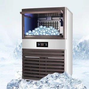 Quiet 45dB Commercial Ice Maker 55kg 500W Cube Ice Machine Restaurant Bar Club - Picture 1 of 16