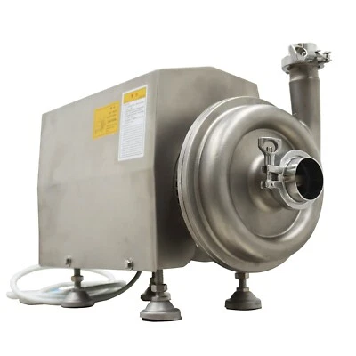 10T/h Stainless Food Grade Centrifugal Pump Sanitary Beverage Transfer Pump 220V - Image 1 of 4