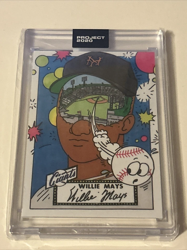 TOPPS PROJECT 2020 #288 WILLIE MAYS HOF by ERMSY 1952 GIANTS - Image 1 of 1