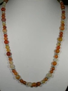 20" Carnelian Bead Necklace - Picture 1 of 2