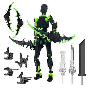 Multi-Jointed Movable Shapeshift Robot 3D Printed Mannequin Action Figure Toy - Picture 1 of 19