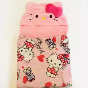 KT Kitty Anime Blanket Throw Plush Warm Cosplay Blankets Winter Child - Picture 1 of 7