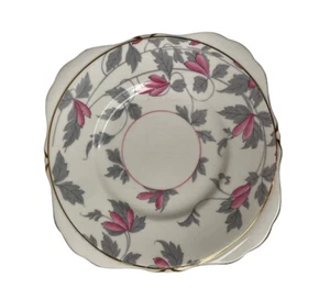 Royal Grafton Ashley Pink Square Bread & Butter Plate 8808935 Antique 1940s - Picture 1 of 6