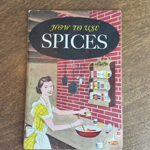 Come usare le spezie vintage 1958 ricettario American Spice Trade Assn Upjohn - Foto 1 di 8