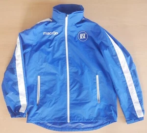 CASI COMO NUEVO: CHAQUETA DE LLUVIA KSC Karlsruher SC! MACRON talla L! ¡Azul! - Imagen 1 de 6
