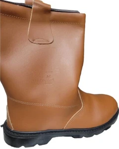 Aimont Rocker Safety Boots Work Protection 80841 Steel Toe Tan UK Size 6 EU 39 - Picture 1 of 5