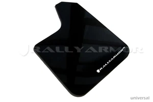 Flaps de barro universales Rally Armor logotipo blanco #MF12-UR-NEGRO/WH - Imagen 1 de 7